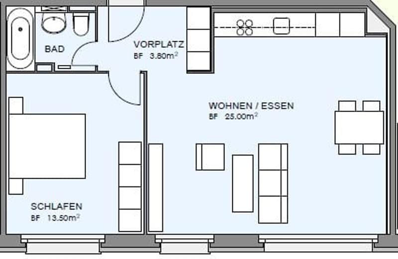 Moderne 2-Zimmer-Wohnung in Altstetten (7)