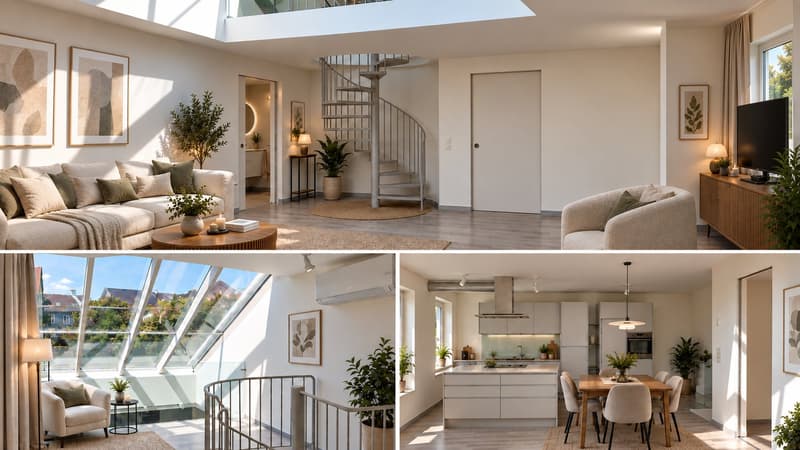 Stilvolle 2.5-Zimmer-Maisonettewohnung mit Dachterrasse in Zürich 8004 (7)