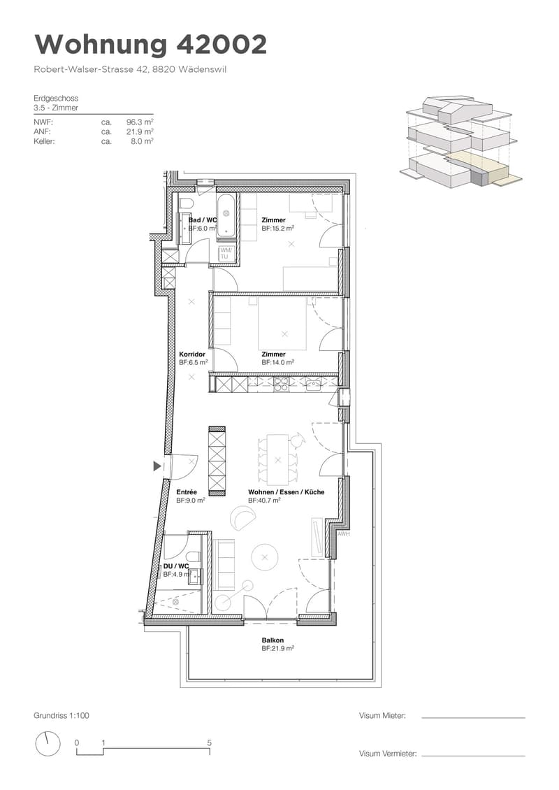 Attraktive 3.5-Zimmer-Wohnung mit Balkon und Gartensitzplatz (8)