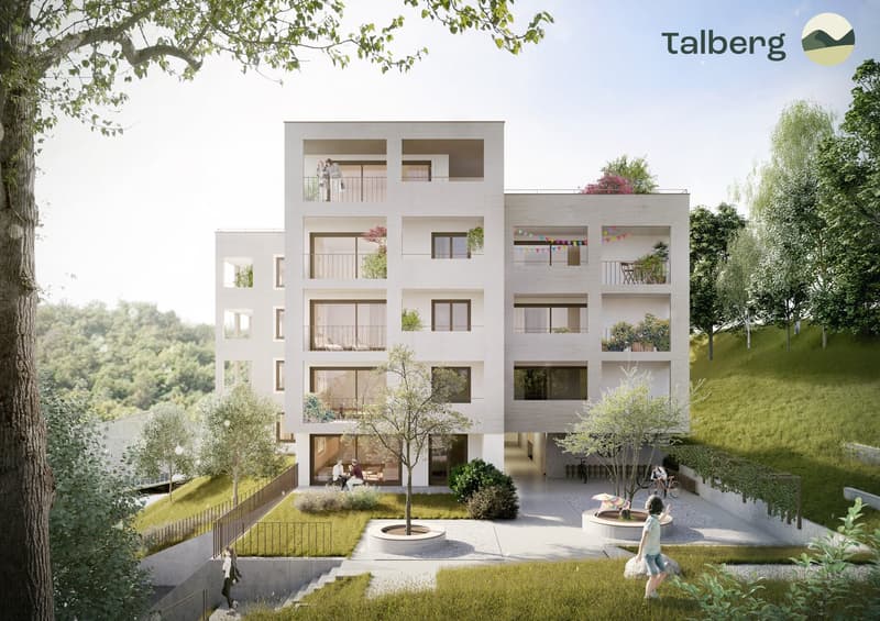 Stadtnahe und neue Gartenwohnung im Talberg