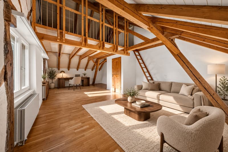 Dachraum mit Galerie