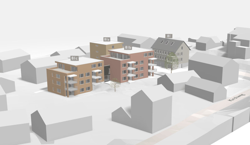 NEUBAUPROJEKT KURIBA, ROMANSHORNERSTRASSE 81, 8280 KREUZLINGEN, 19 EIGENTUMSWOHNUNGEN (5)