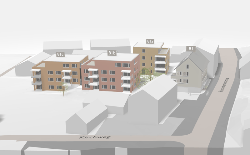 NEUBAUPROJEKT KURIBA, ROMANSHORNERSTRASSE 81, 8280 KREUZLINGEN, 19 EIGENTUMSWOHNUNGEN (6)