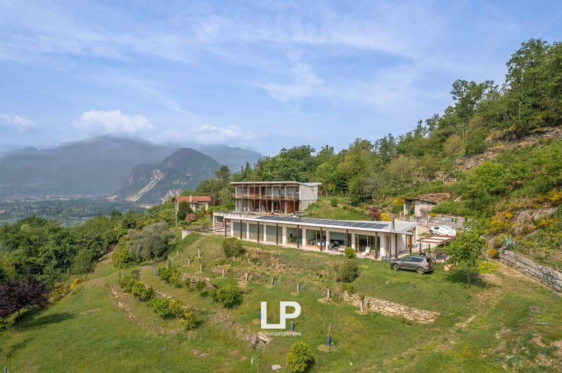 Neu gebaute moderne Villa in Fondotoce mit atemberaubendem Blick auf den Lago Maggiore (2)