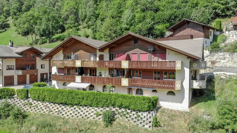 Beautiful, exceptionally spacious one-room apartment directly behind the OV hub in Fiesch (13)