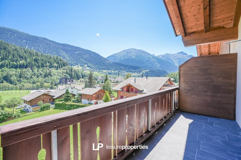 Beautiful, exceptionally spacious one-room apartment directly behind the OV hub in Fiesch (8)