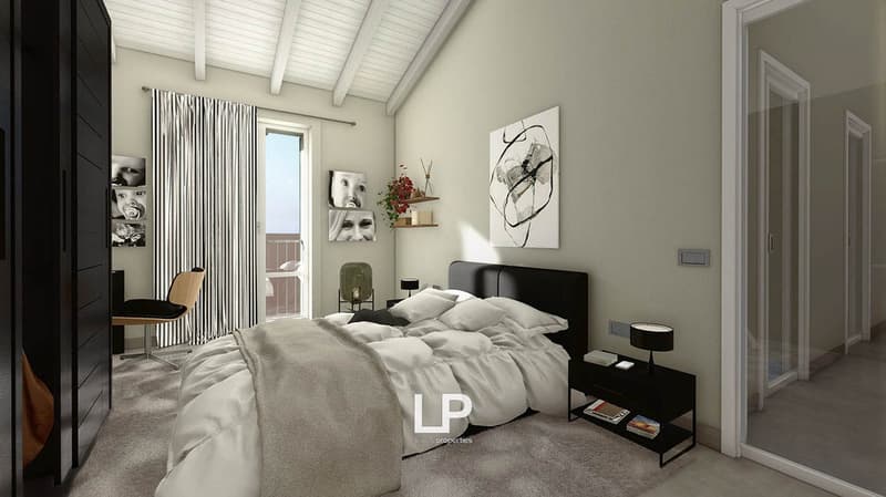 Zwei-Zimmer-Wohnung im ersten Stock mit Terrasse in einer neu gebauten Residenz (2)