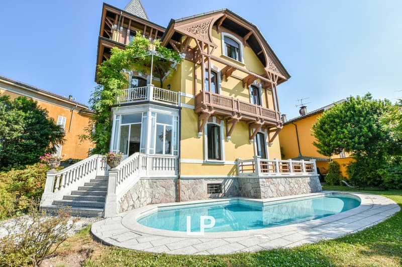Villa Art Nouveau charmante sur le lac Majeur (35)