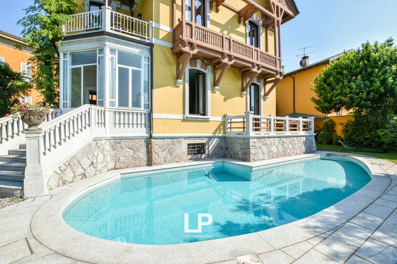 Villa Art Nouveau charmante sur le lac Majeur (37)
