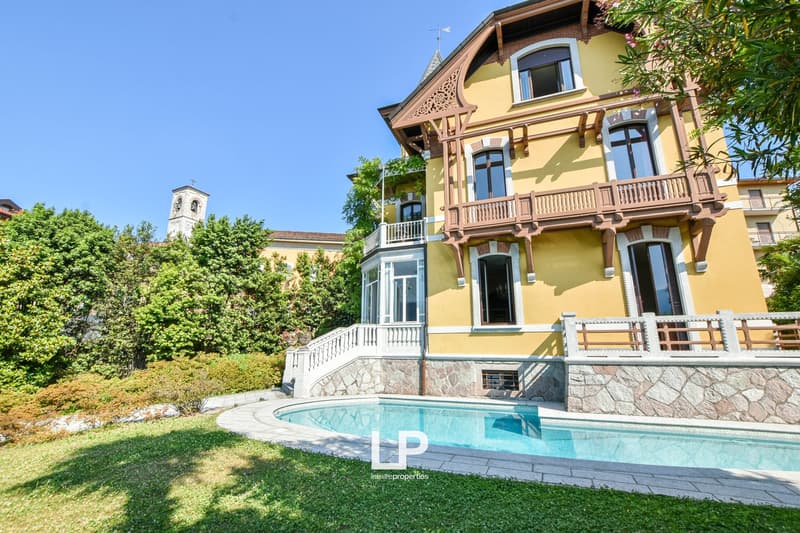 Villa Art Nouveau charmante sur le lac Majeur (36)