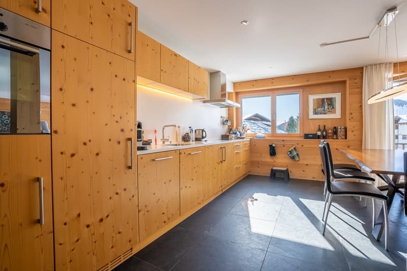 Luxuriöse Maisonettewohnung mit Ski-in/Ski-out, Garten und Abendsonne auf der Golmenegg (25)