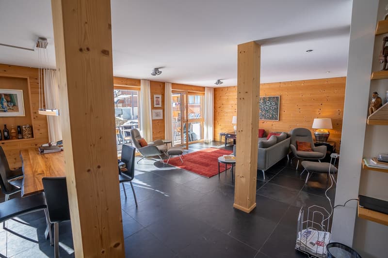 Luxuriöse Maisonettewohnung mit Ski-in/Ski-out, Garten und Abendsonne auf der Golmenegg (22)