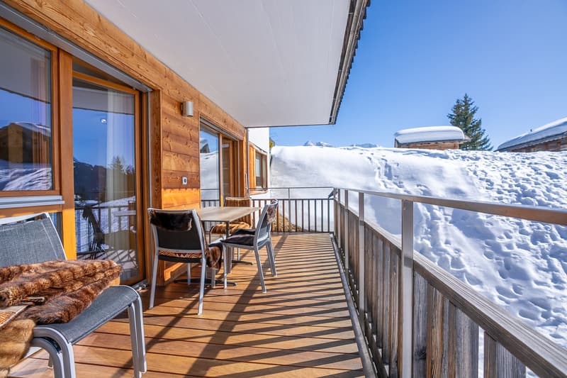 Luxuriöse Maisonettewohnung mit Ski-in/Ski-out, Garten und Abendsonne auf der Golmenegg (19)