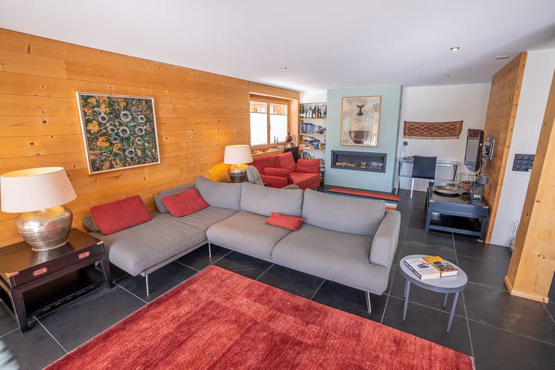 Luxuriöse Maisonettewohnung mit Ski-in/Ski-out, Garten und Abendsonne auf der Golmenegg (9)