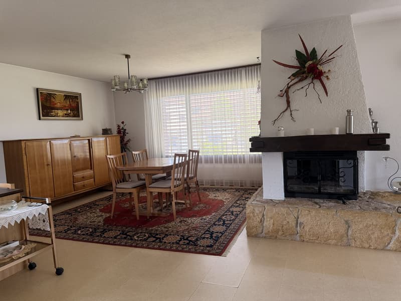 Offene Küche mit Esszimmer
