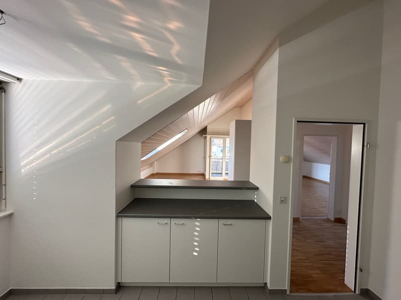 Offene Küche richtung Wohn-/Esszimmer