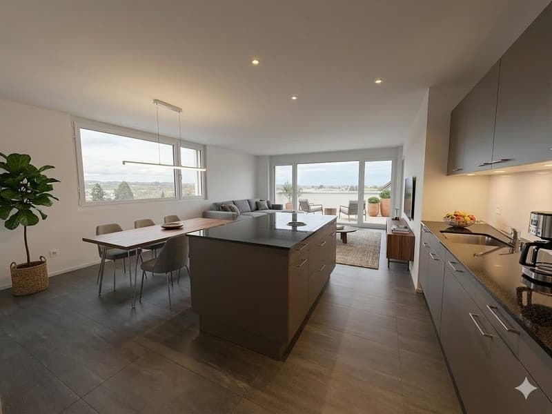 TOLLE WOHNUNG AN RUHIGER LAGE MIT SCHÖNER AUSSICHT (8)