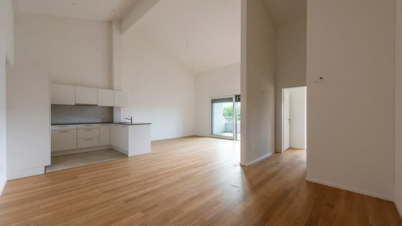 Wohnzimmer Sicht aus Flur