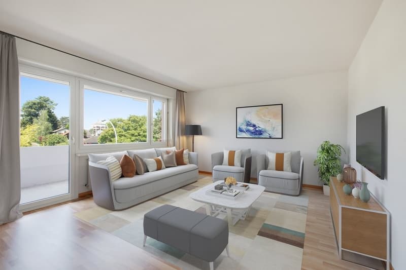 Einrichtungsbeispiel Wohnzimmer