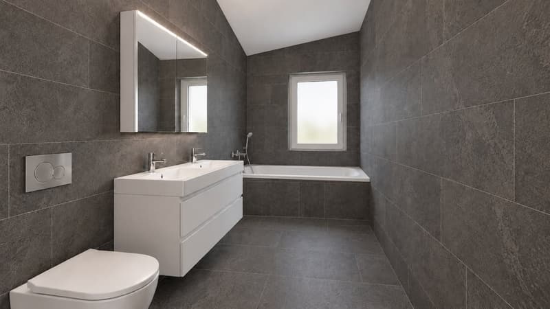 Visualisierung Badezimmer/Badewanne