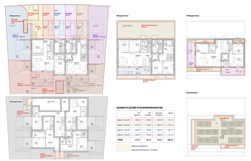 5.5 Zimmer Attika-Wohnung an Top Lage mit Gartenanteil (Einheit 4) (4)