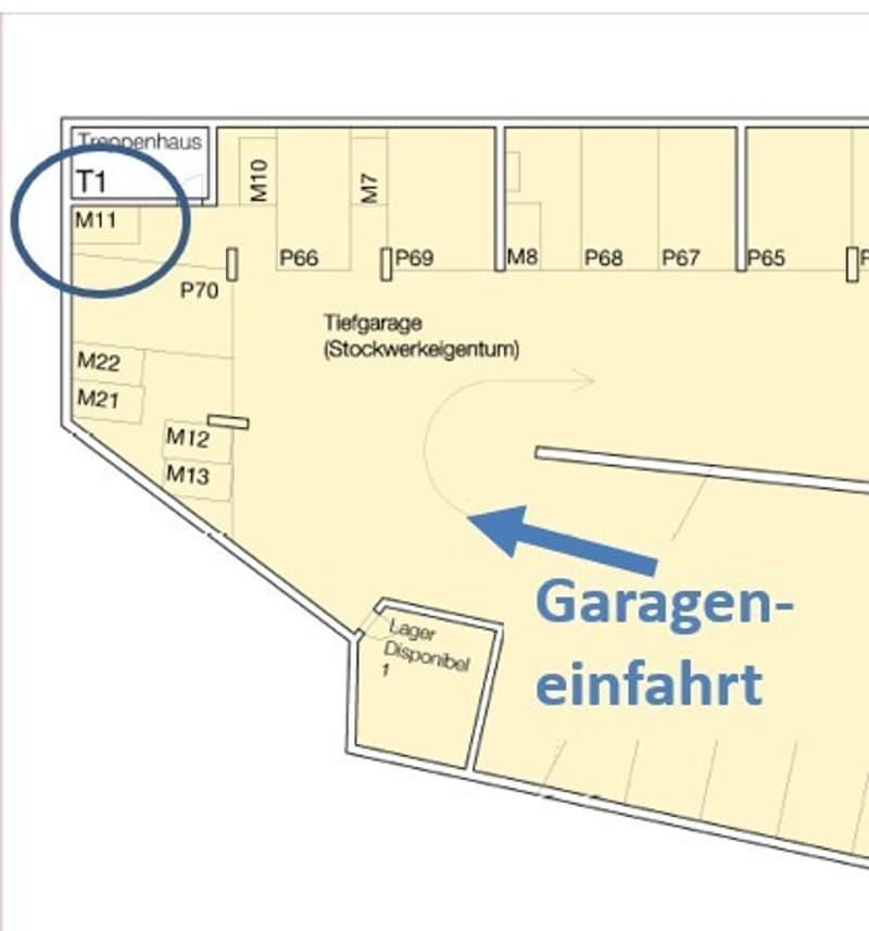Kleines Motorrad? Geschützt abgestellt in Garage Nähe Bahnhof Wiedikon! (2)