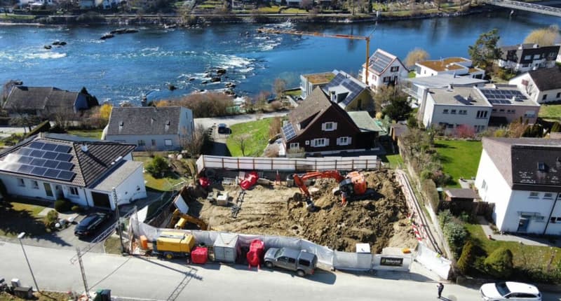 Baustelle im Frühling 2025