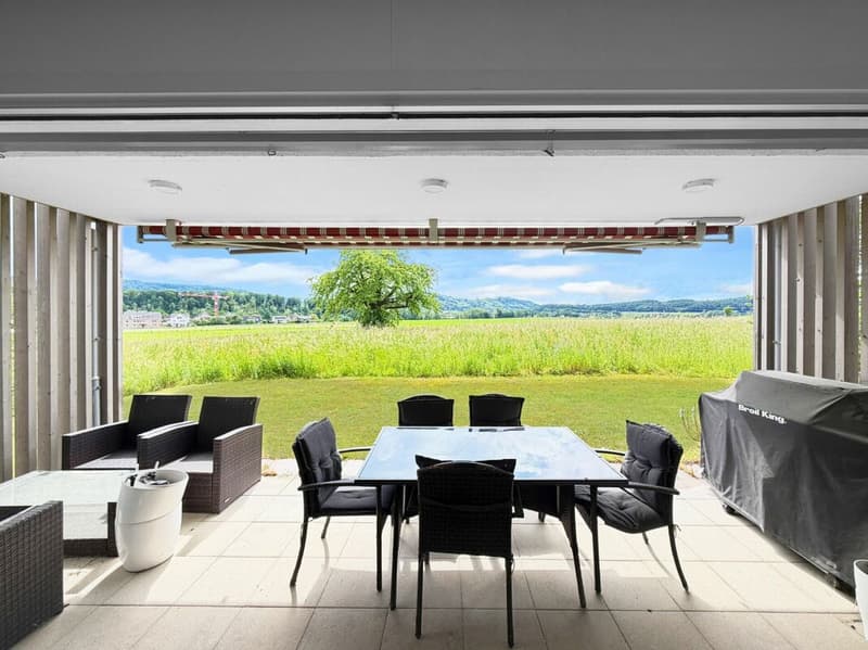 Terrasse mit Fernsicht