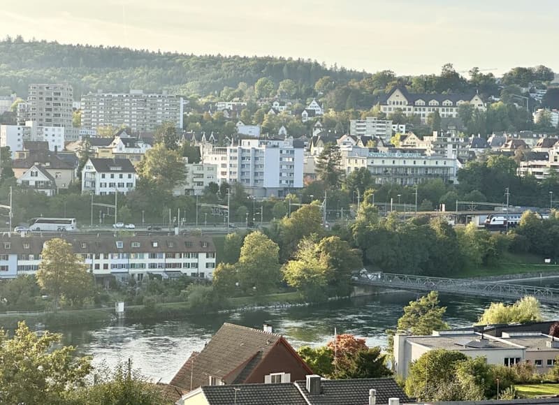 Naturnah, beim Bahnhof Neuhausen und der Stadt Schaffhausen in Gehdistanz Lebensqualität im Neubau Rappenweg 10 in Flurlingen geniessen