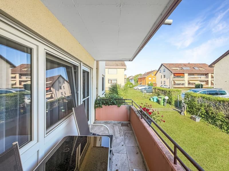 der gedeckte Balkon