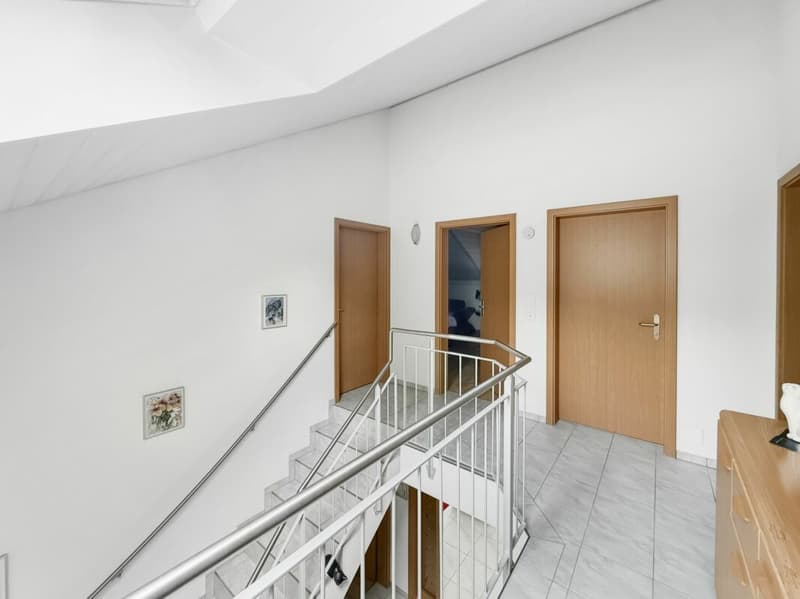 Die Galerie im Obergeschoss