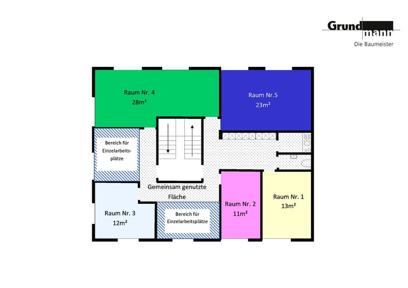 Pièce individuelle n° 5 : 23m² au centre de Suhr (2)