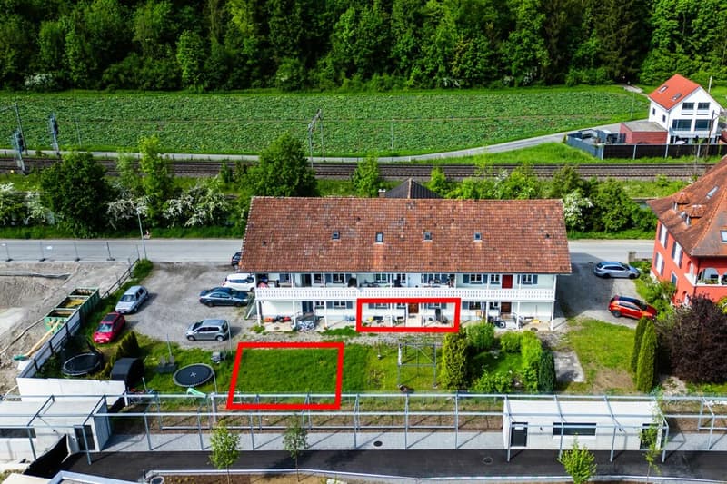 Gemütliche Erdgeschosswohnung mit Gartenanteil in Bürglen TG (1)