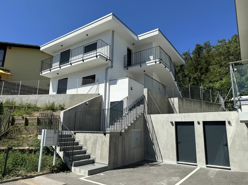 Nuovo e moderno appartamento di 3.5 locali, ultimo piano e vista aperta Mendrisio Arzo (12)