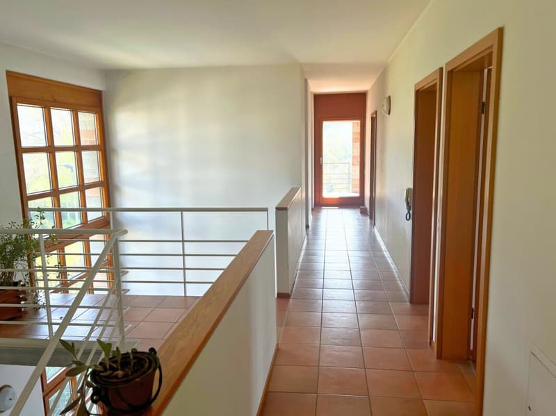 Grande villa uni-bifamiliare su tre livelli con giardino (9)