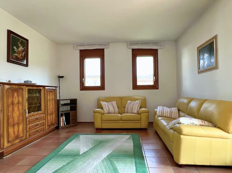 Grande villa uni-bifamiliare su tre livelli con giardino (13)