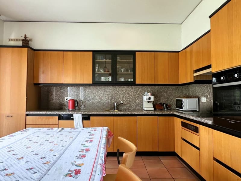 Grande villa uni-bifamiliare su tre livelli con giardino (5)