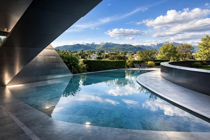 Moderno appartamento a Paradiso con piscina, palestra e meravigliosa vista (21)