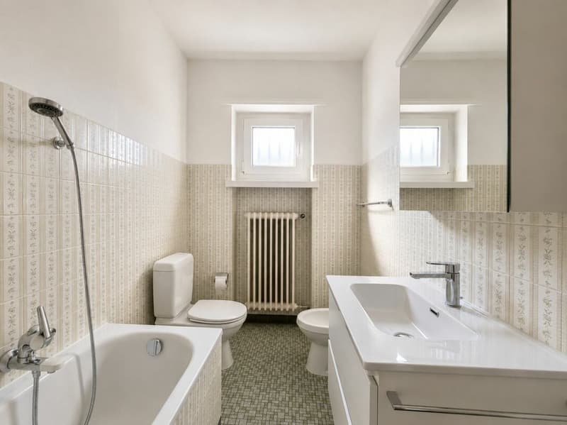 Affittasi a Novazzano appartamento di 3.5 locali in casa bifamiliare con grande terrazza e accesso diretto al giardino (10)
