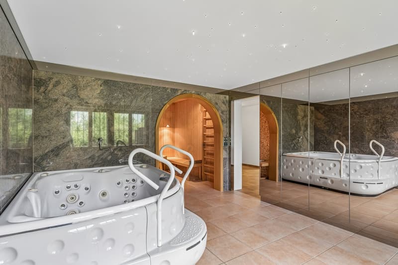 Wellness-Zimmer mit direktem Zugang in die Dusche