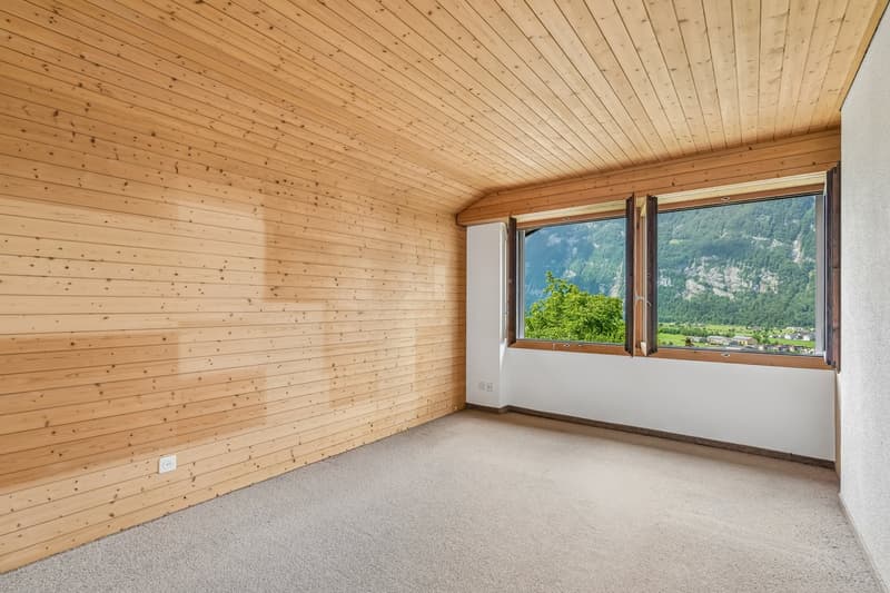 Oberschoss: zwei Schlafzimmer mit Aussicht