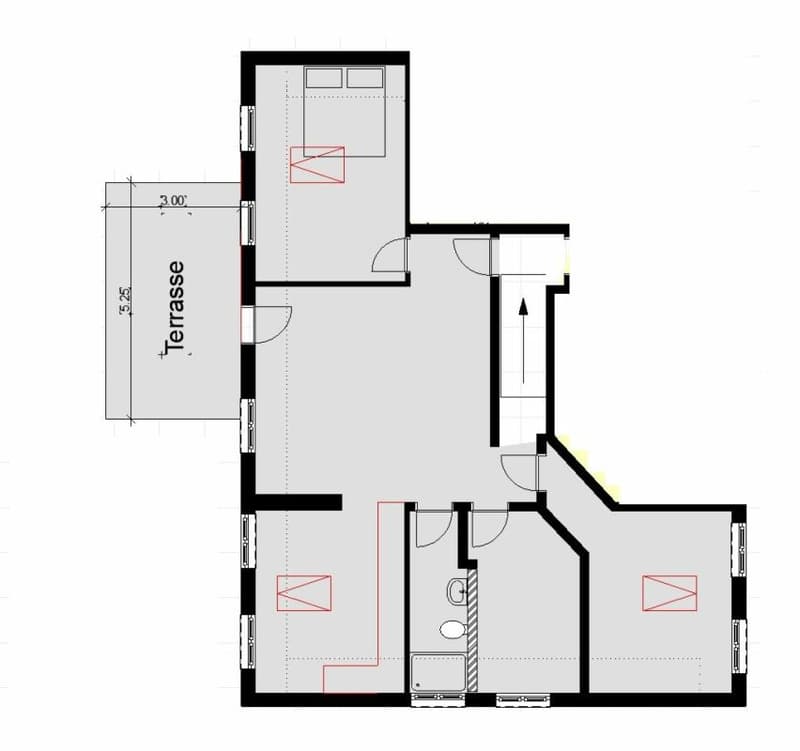 4.5 Zimmer Wohnung mit Aussicht ins Grüne (12)