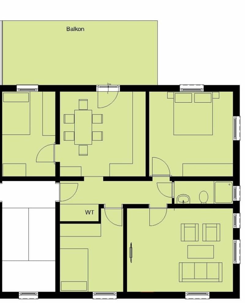 4.5 Zimmer Wohnung an Zentraler Lage (10)