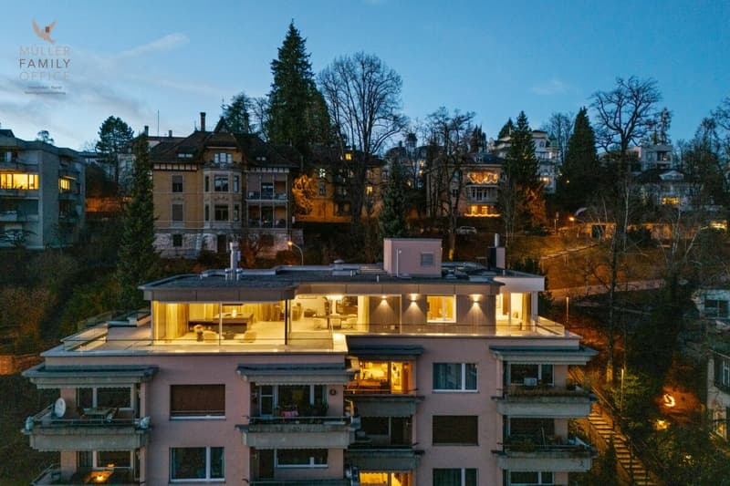 Das Rosenberg Penthouse - ein architektonisches Luxus-Unikat über den Dächern von St. Gallen (1)
