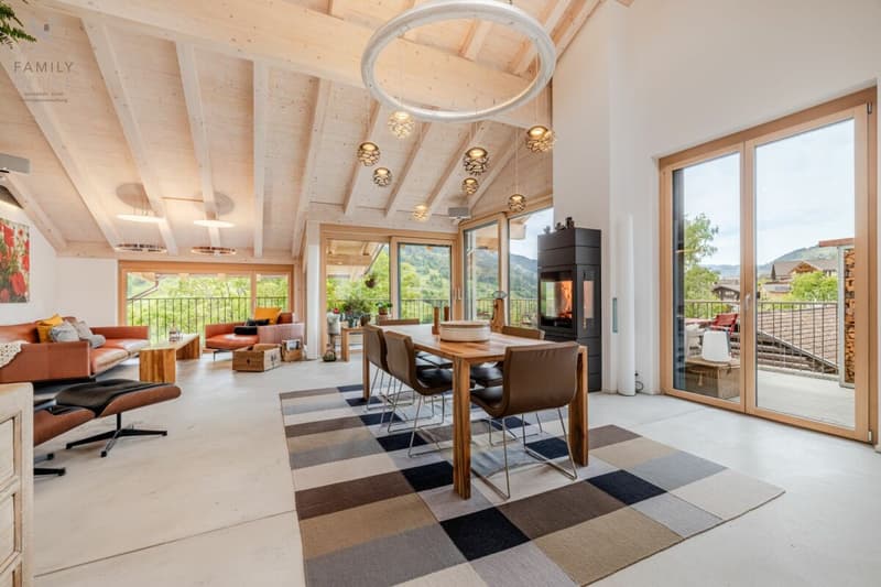 Exklusive 3 1/2 Zimmer-Dachwohnung (Erstwohnung) mit Wohnkomfort auf höchstem Niveau und atemberaubender Aussicht (8)