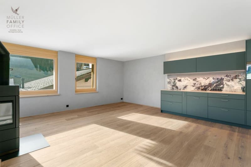 Neubau Wohntraum im modernen Bergchic - 3 1/2 Zimmer-Wohnung mit schönem Balkon (Zweitwohnung) (1)