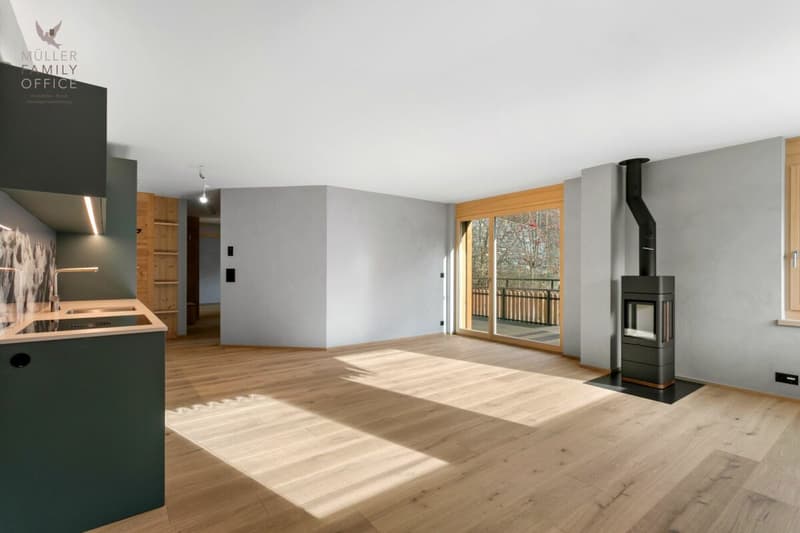 Neubau Wohntraum im modernen Bergchic - 3 1/2 Zimmer-Wohnung mit schönem Balkon (Zweitwohnung) (4)