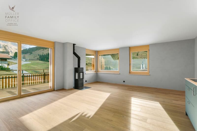 Neubau Wohntraum im modernen Bergchic - 3 1/2 Zimmer-Wohnung mit schönem Balkon (Zweitwohnung) (7)