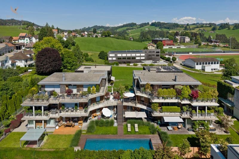Exklusive 5 1/2 Zimmer-Maisonette-Attikawohnung mit Alpsteinblick und Aussenpool im Miteigentum (4)