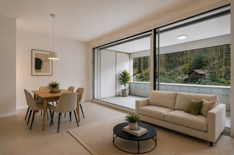 Moderne 3.5-Zimmer-Neubauwohnung mit Balkon und Garage in Zürich-Seebach (1)